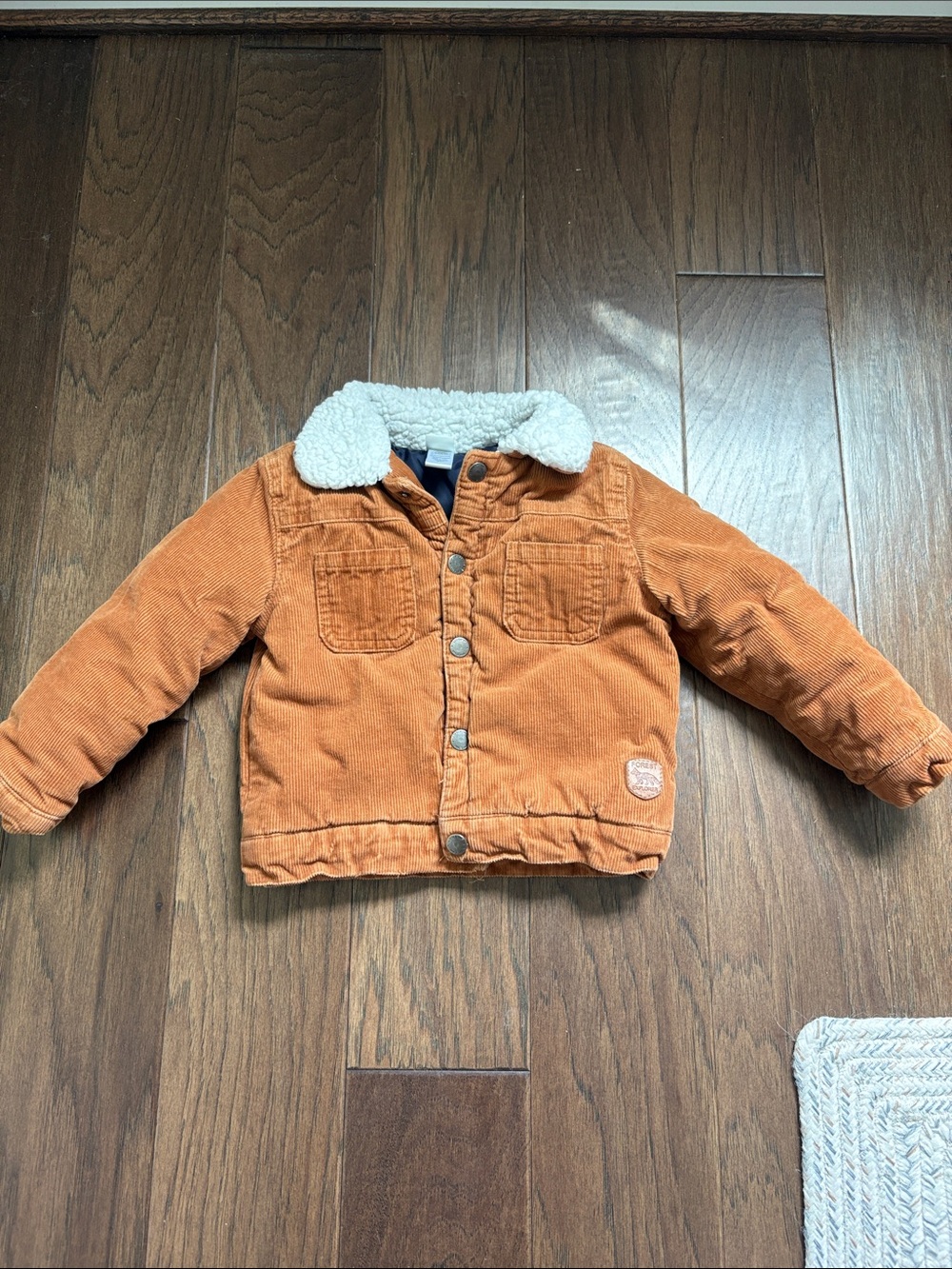 Little Me Corduroy Sherpa Collar Jacket